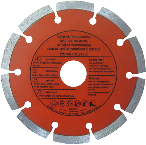 Con:p diamantslibeskive beton 125mm - b23121