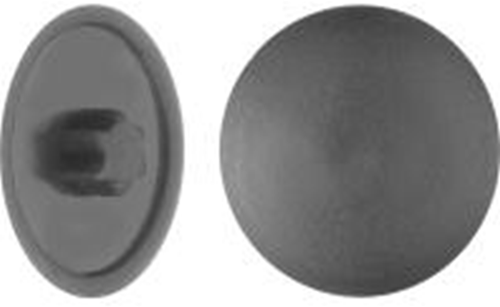 Connex dæksel tx30 d16 pvc 50 stk sort - ky3180091