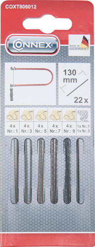 Connex serie af rullesavklinger (22 stk) - coxt806012