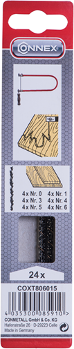 Connex scroll saw blade zarsa mix wood (24s) - coxt806015