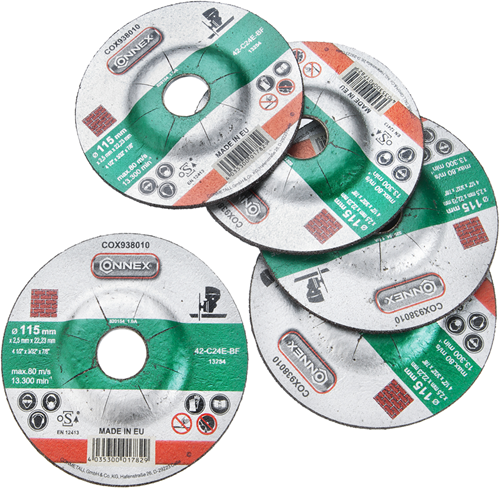 Connex sæt 5x slibeskivesten 115mm - cox938015