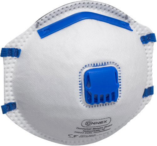 Connex støvmaske ffp2v en149 5 stk - coxt939124
