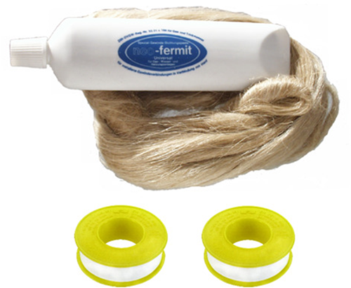 Cornat tætningssæt hamp+neofermit+teflon - t380501