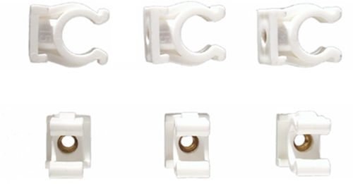 Cornat enkelt clips kobberrør 12mm (6stk) - t560102