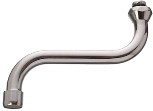Cornat drejelig tud væghane S-form 150mm - tec351001