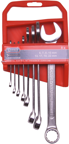 Connex sæt kombinationsnøgler 8 stk 6-22mm - cox539608
