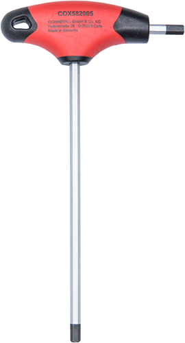 Connex unbrakonøgle med T-håndtag 5x150 - cox582005
