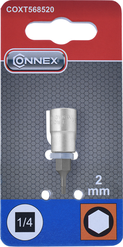 Connex 1 4 topnøgle 6-sidet 2,0 mm - coxt568520