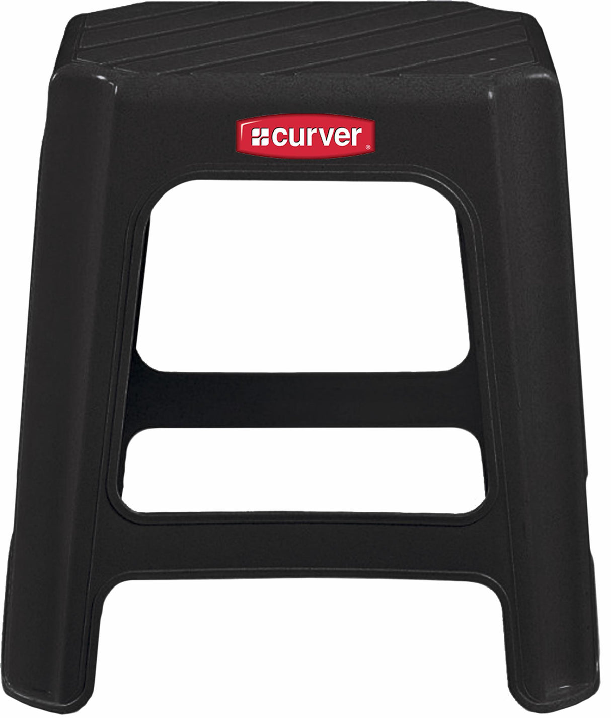 Curver tabouret trin eller skammel eller sidebord 43cm højt antracit