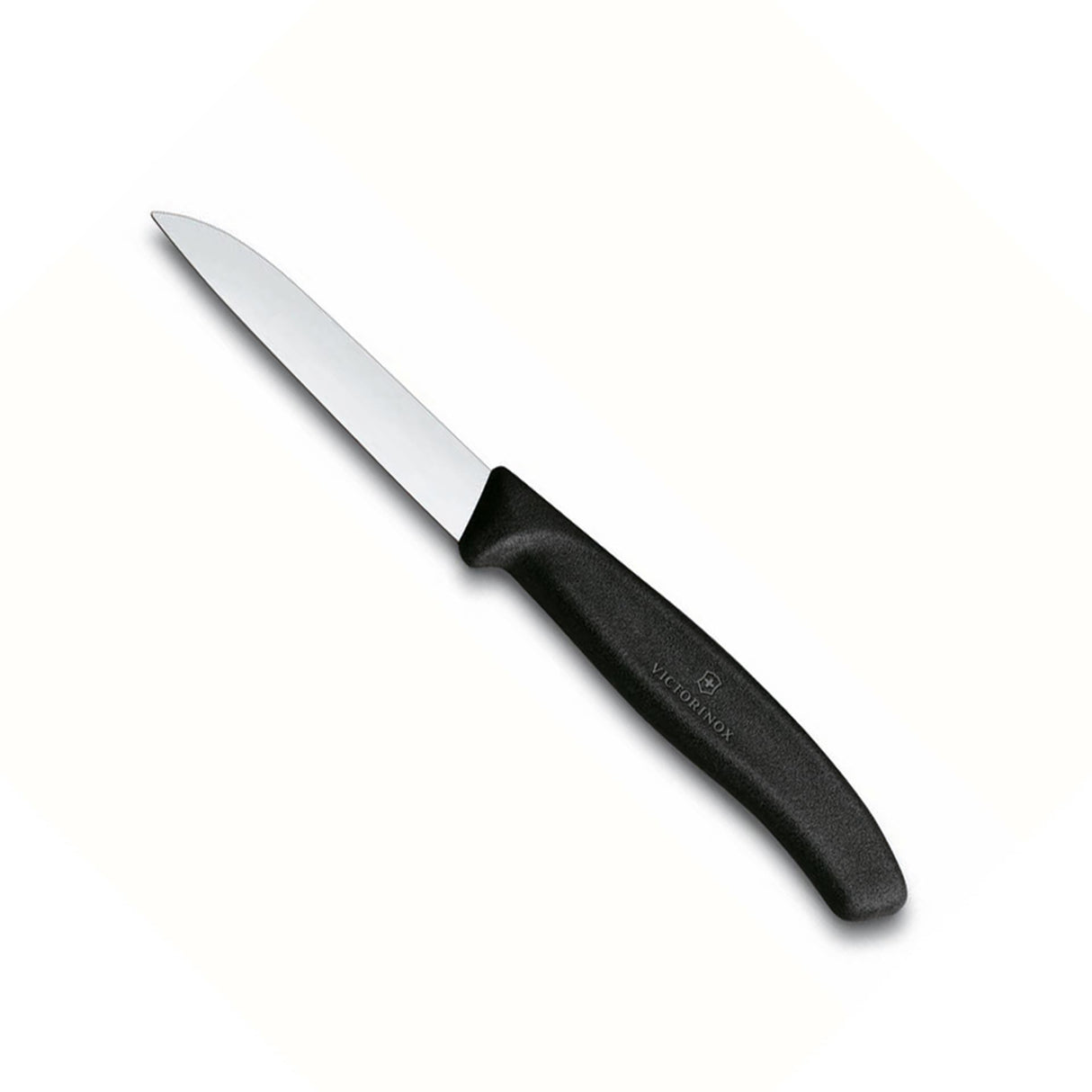 Victorinox Swiss Classic grøntsagskniv, sort håndtag, klinge i rustfrit stål på 8cm