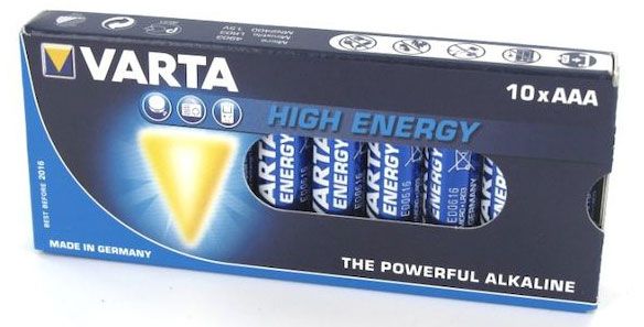 Varta batt va longlife power lr03 aaa pencil ds a 10