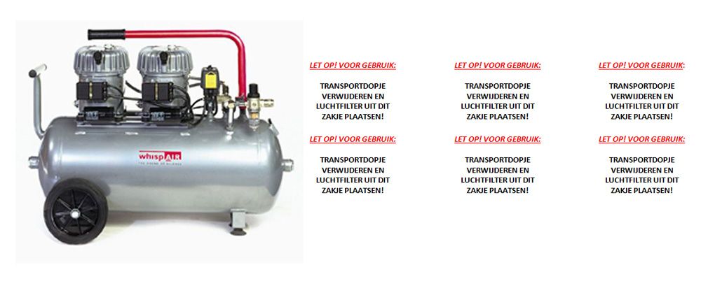 Umærket grs whispair kompressor 100 50al * på bestilling *
