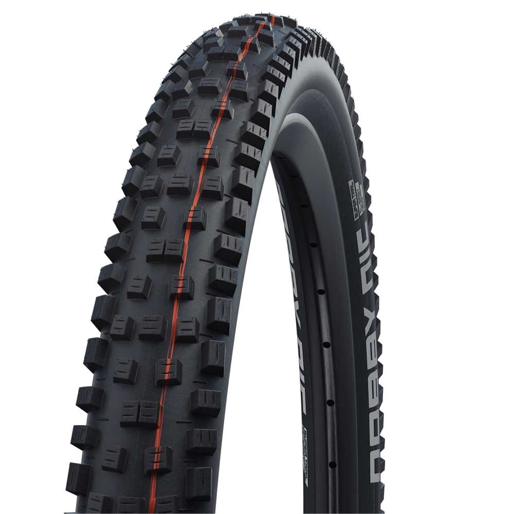 Schwalbe nobby nic - tle - addix soft - super trail - 27,5x2,60 - sort