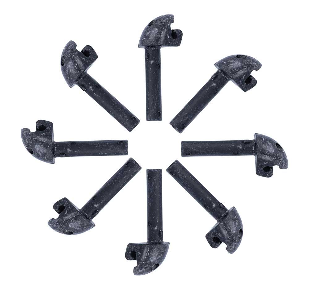 Eurofender spatd ef bev clip pvc zw set a 8