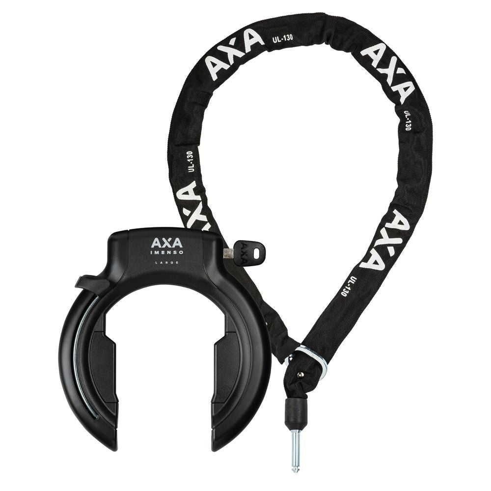 Axa rammelås imenso l + sadeltaske + ulc130 kæde art2