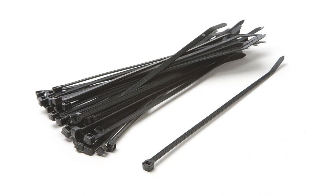 Xlc kabelbindere 3,5x140 sort pose med 100 stk