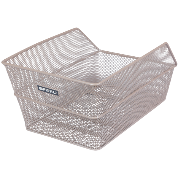 Basil cykelkurv cento bagkurv 24 x 38,5 x 11 cm - nude metallic