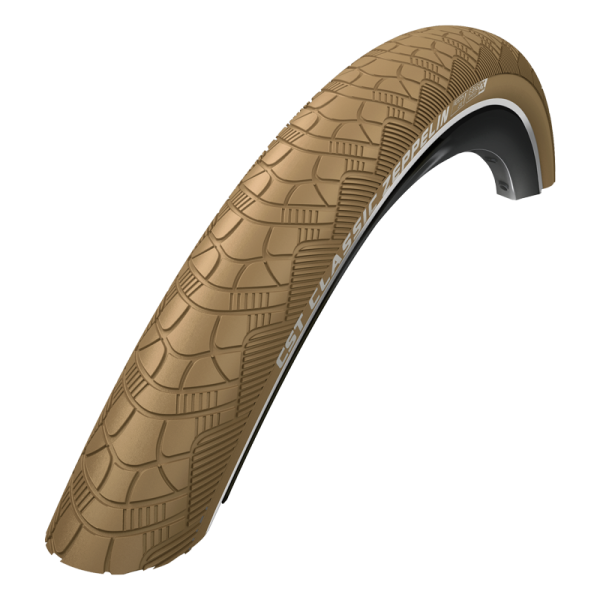 Cst dæk zeppelin 26 x 1,75'' 47-559 - khaki med refleks