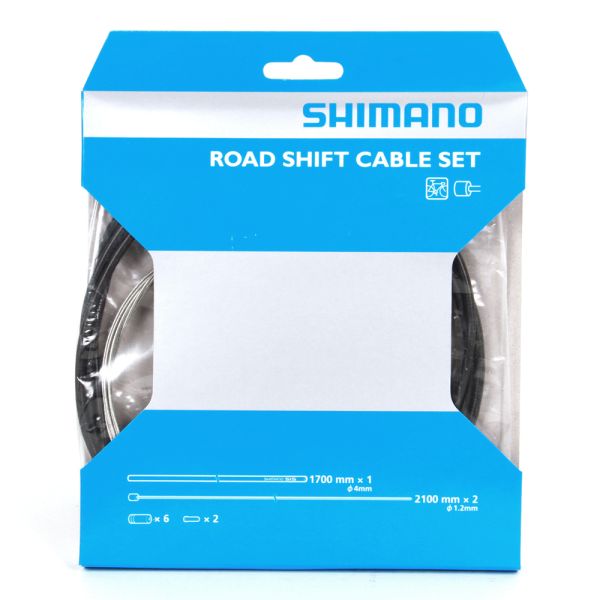 Shimano gearkabelsæt sis40 race - sort