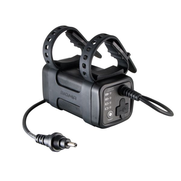 Sigma Buster 2000 Lumen Helmet Lamp Battery Li-On Charger Fjernbetjening