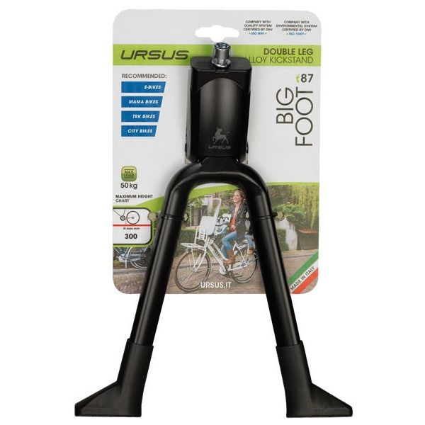 Standard dobbelt bigfoot stål 28 tommer sort