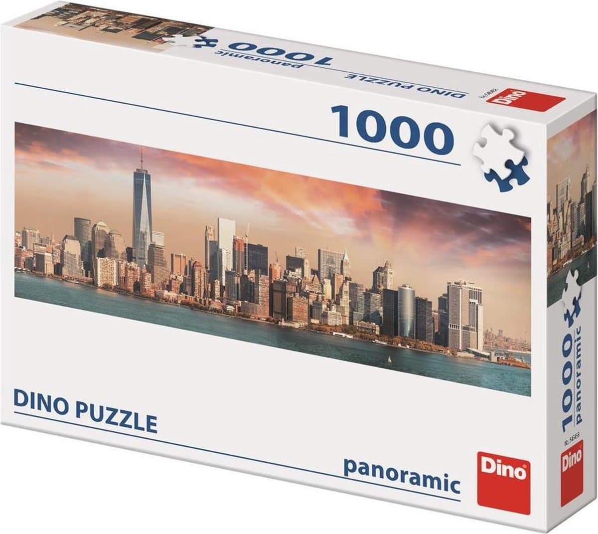 Dinotoys dino puslespil - panorama manhattan new york - 1000 brikker