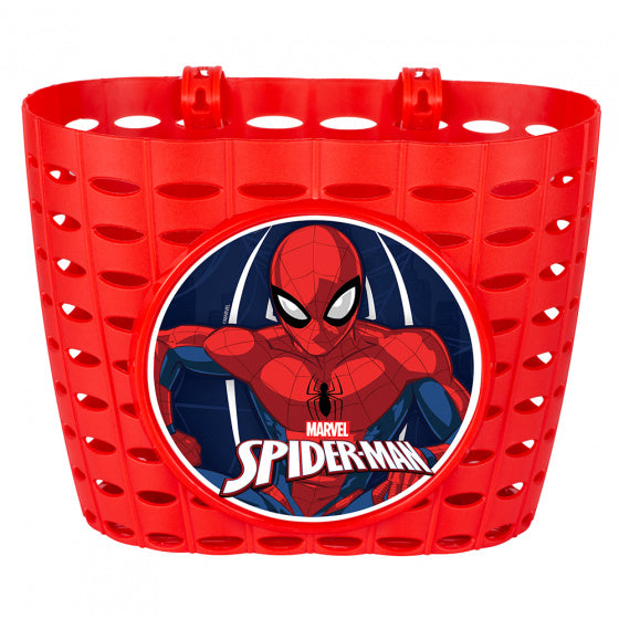 Marvel Spider-Man cykelkurv junior 20 cm rød