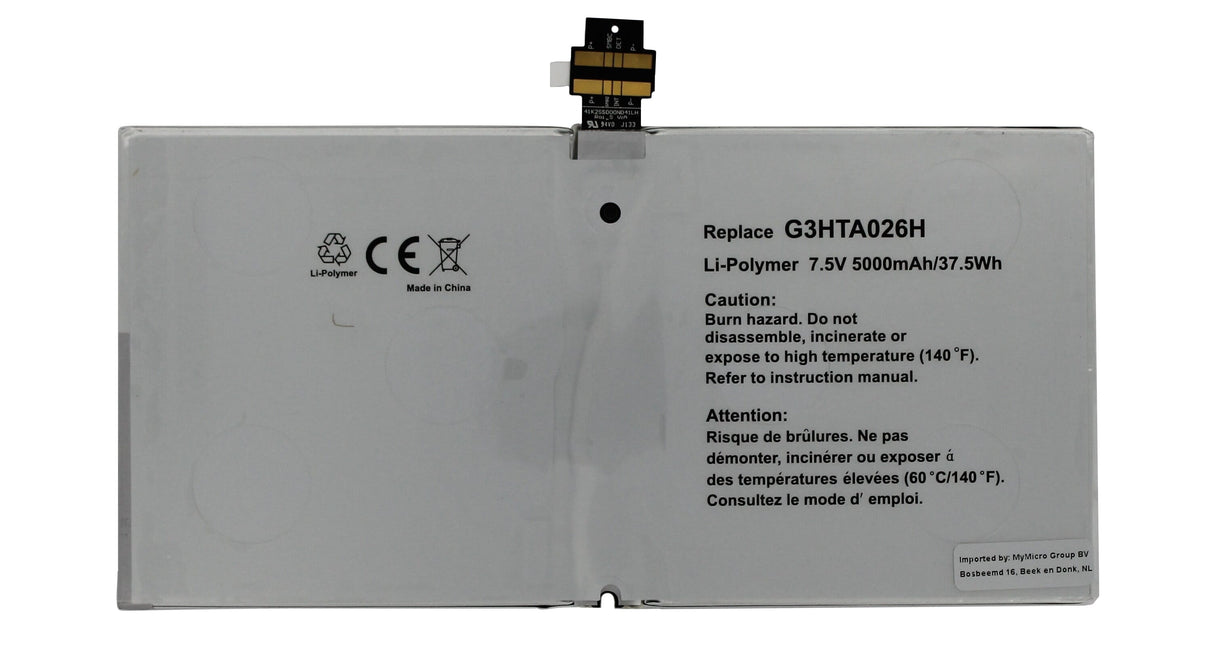Udskiftningstablet batteri 5000 mAh