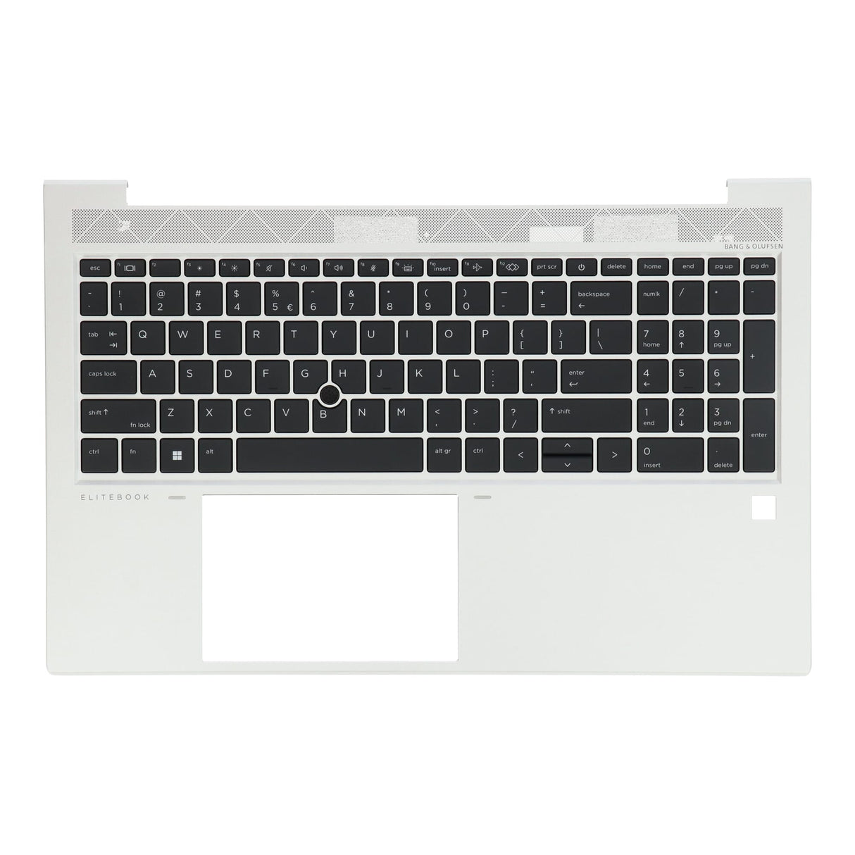 HP bærbar tastatur QWERTY US + TOP -cover, baggrundsbelyst