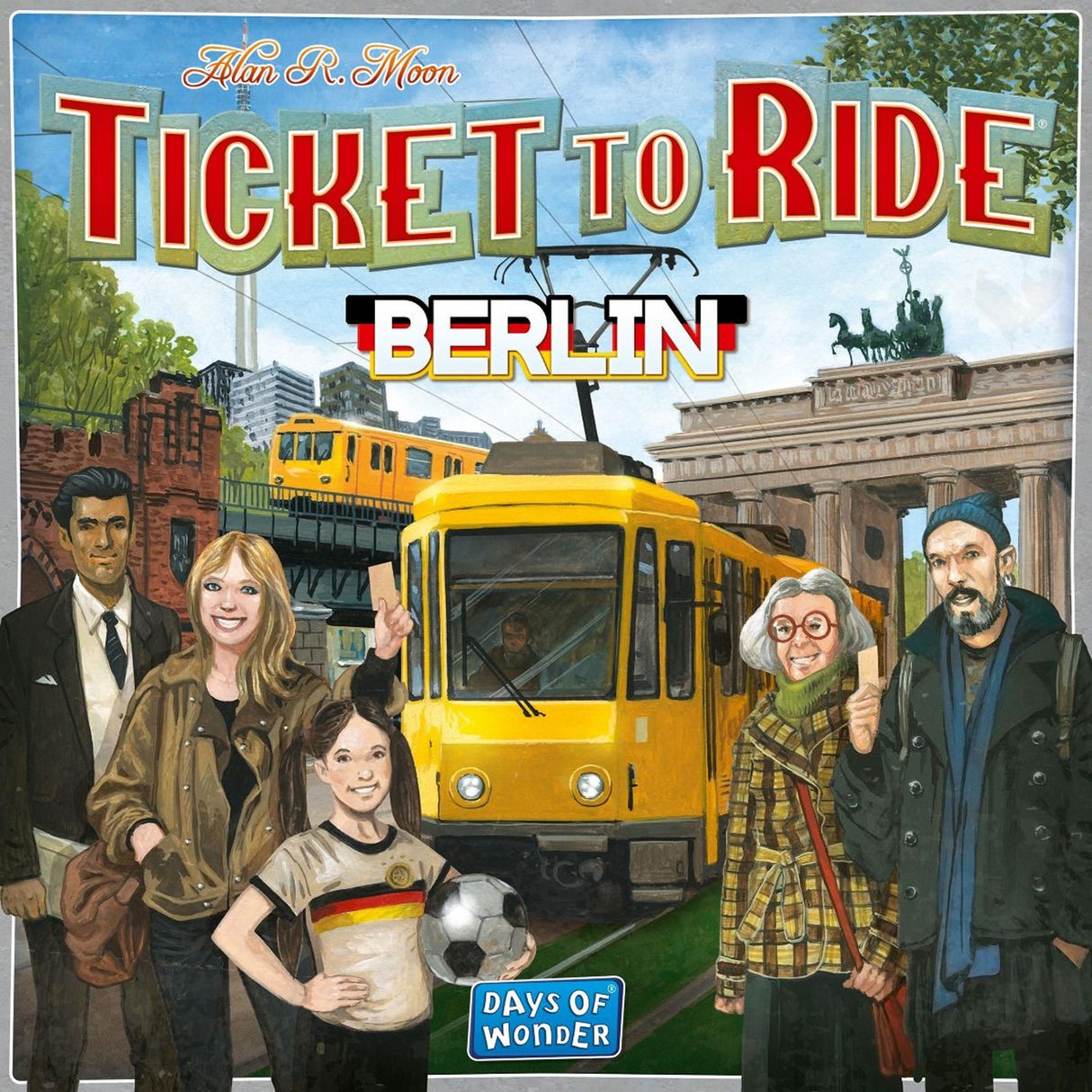 Billet til at ride berlin brætspil - engelsk