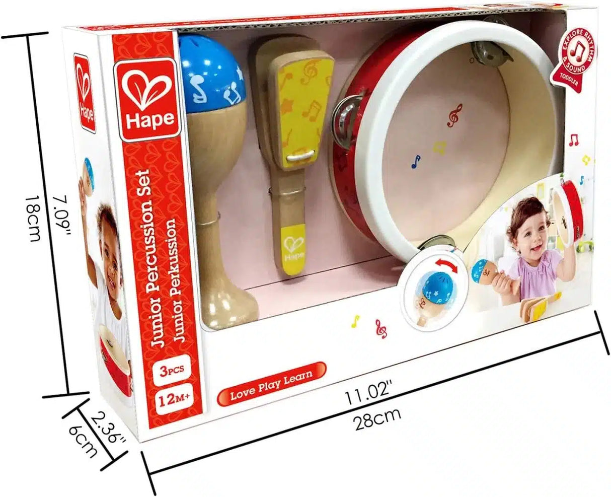 Edugro hape kindermuziek instrumenten set van hout
