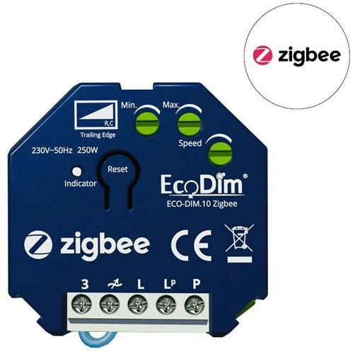 Enzo eco led dimmer element 0-250w ecodim fase afsnijding - 4355427