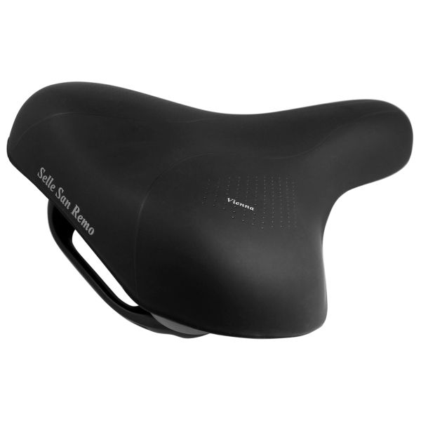 Selle San Remo Bicycle Saddle Wien med håndtag - sort (værkstedemballage)
