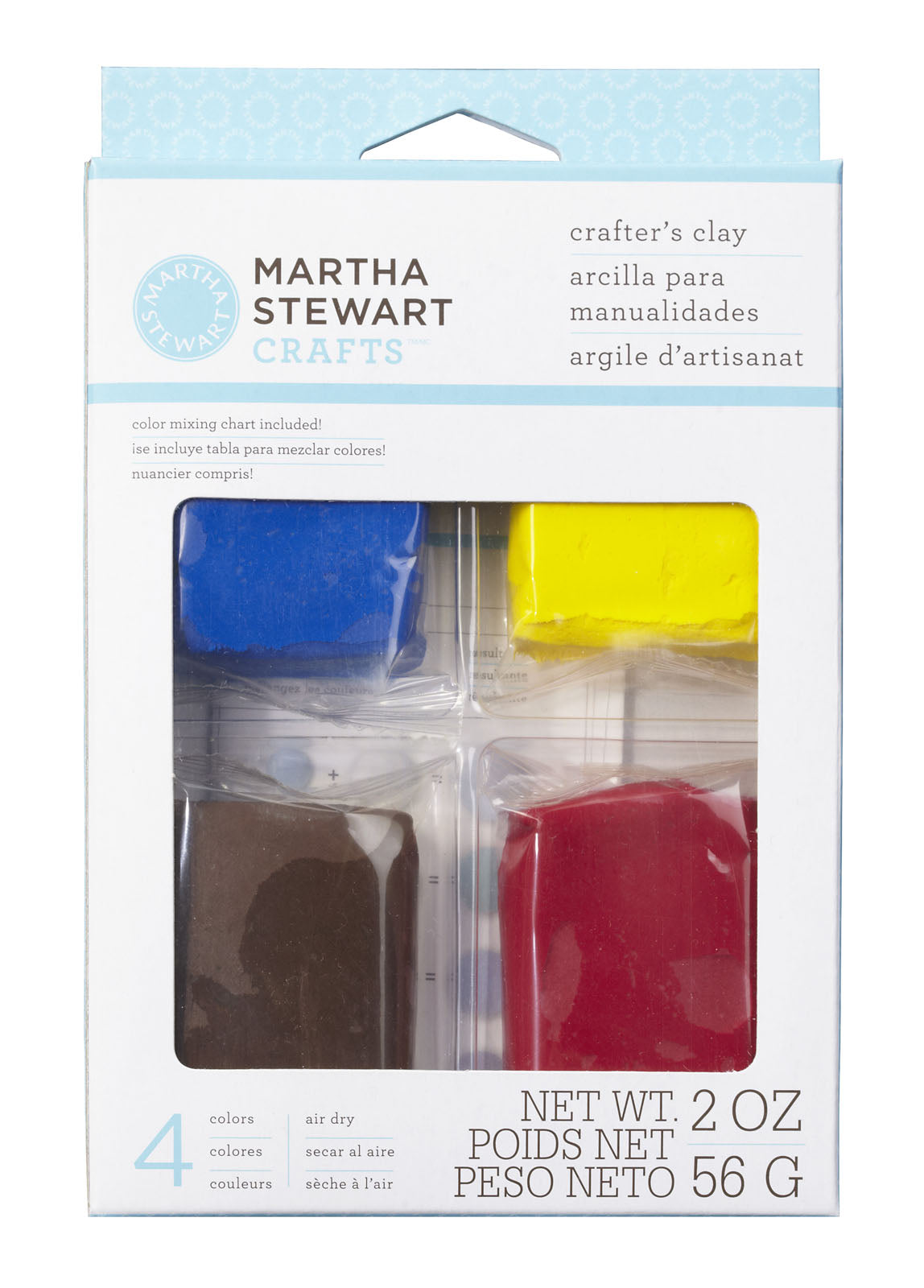 Martha stewart • basis ler assorteret 56g 4 stk