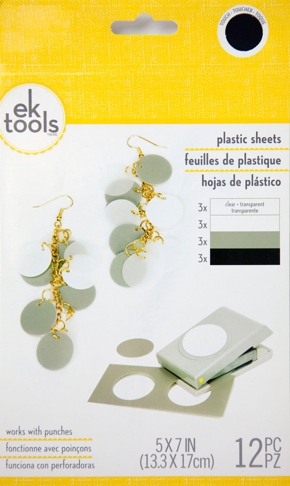 Ek værktøj • plastplader klar - sort