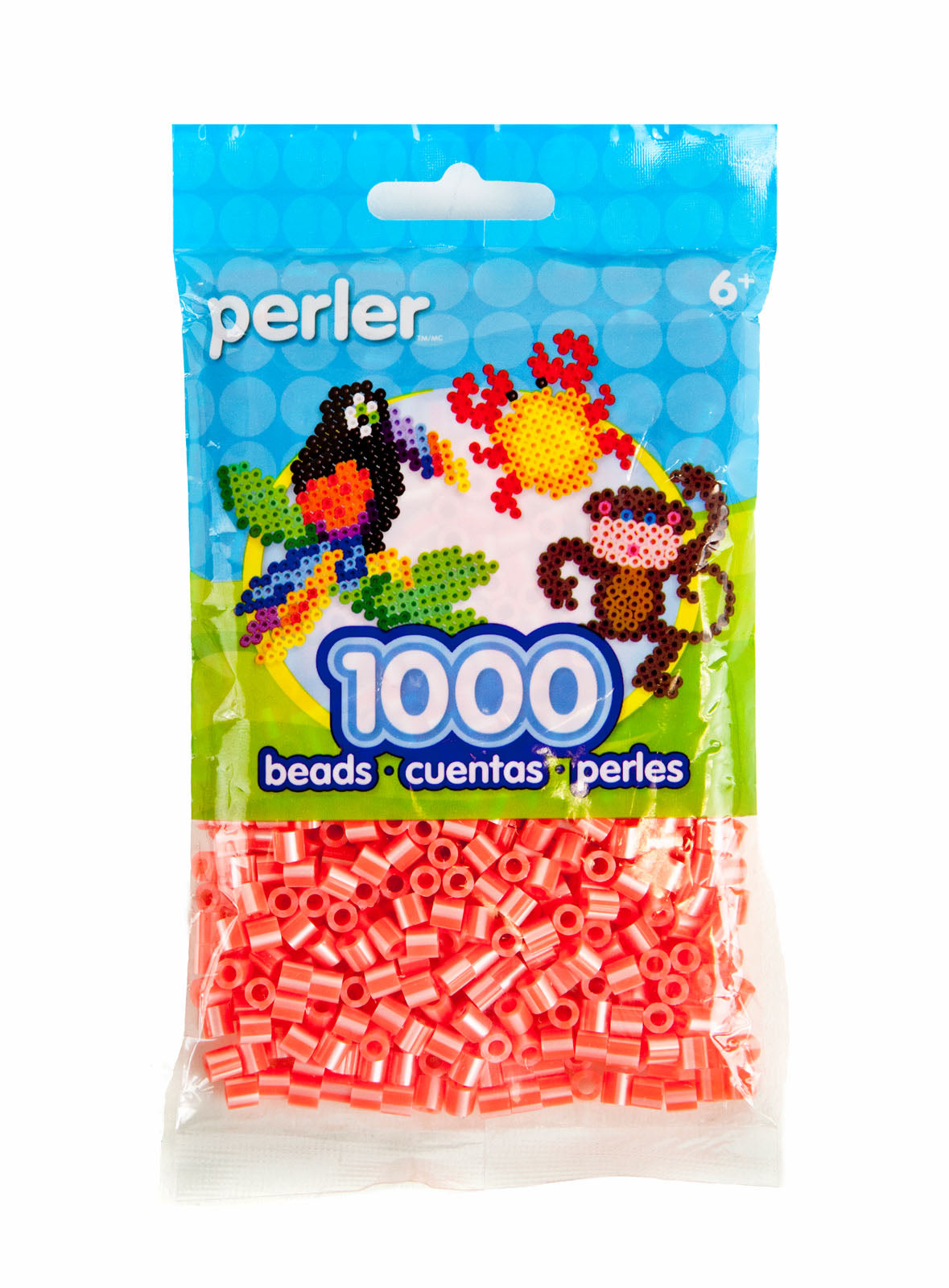 Perler • perlestribe strygeperler varm koral