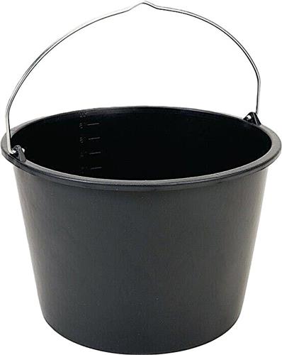 Berdal byggeskovl 20ltr sort gripline-d