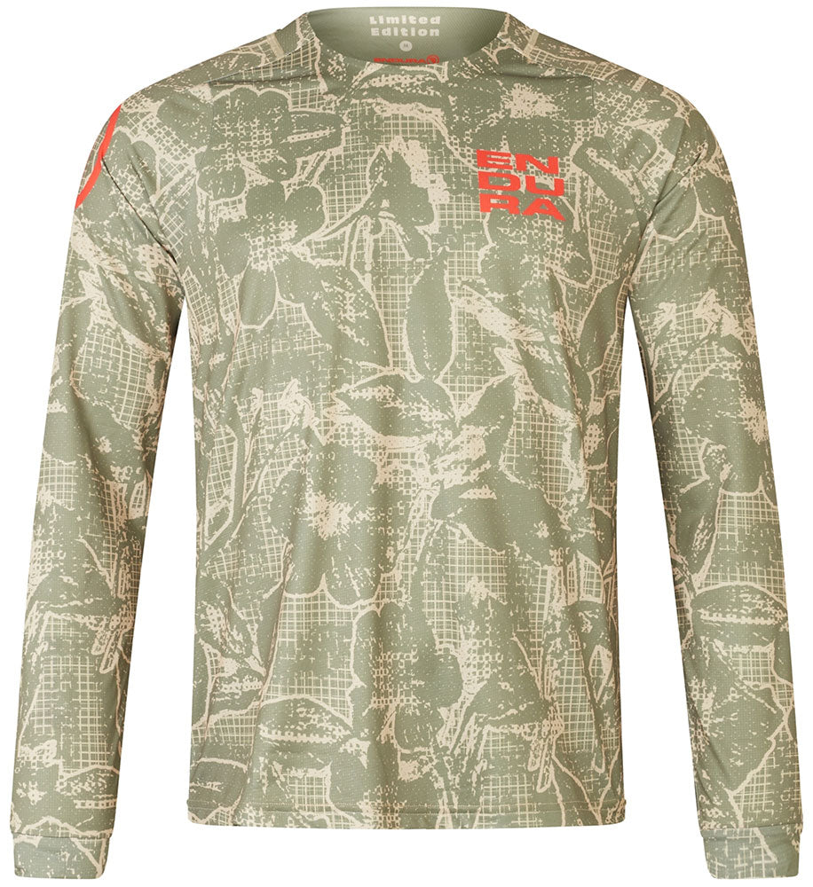 Endura grid floral - mtb langærmet jersey