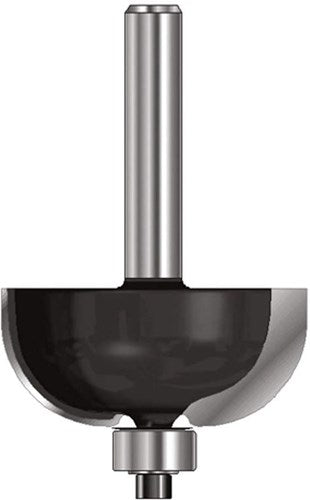 ENT hulprofilfræser hm r10 med leje, skaft 6mm - 7914616