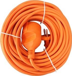 Enzo forlængerledning | pvc | orange | 2x1qmm | 20 m - 1167050