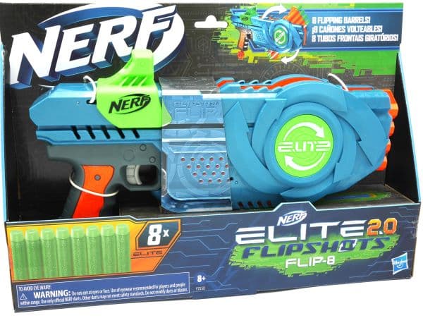 Hasbro Nerf Elite Flip Shots Flip-8 med 8 pile