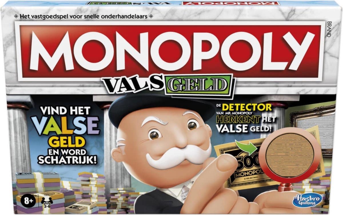 Hasbro - monopolspillet for falske penge