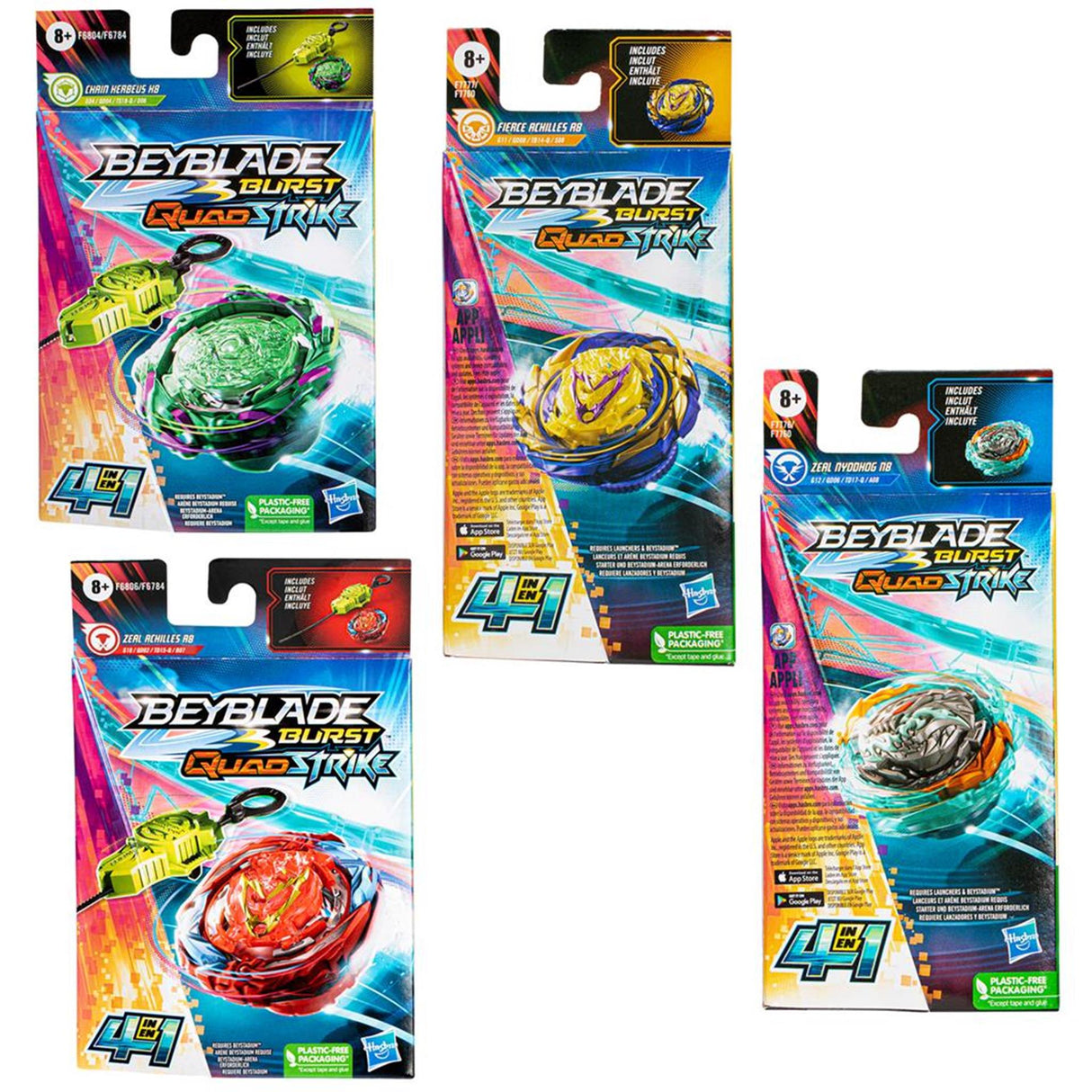 Hasbro beyblade qs enkelt pakke