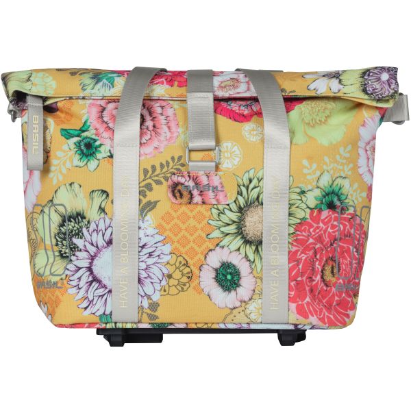 Basil Bloom Field Mik Fietshandbag - Geel, kompakt og holdbar - 8-11L