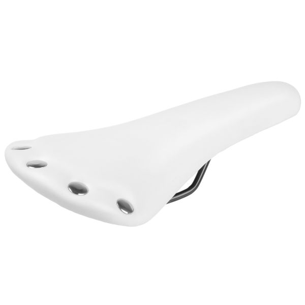 M-wave cykelsadel fixie race - hvid