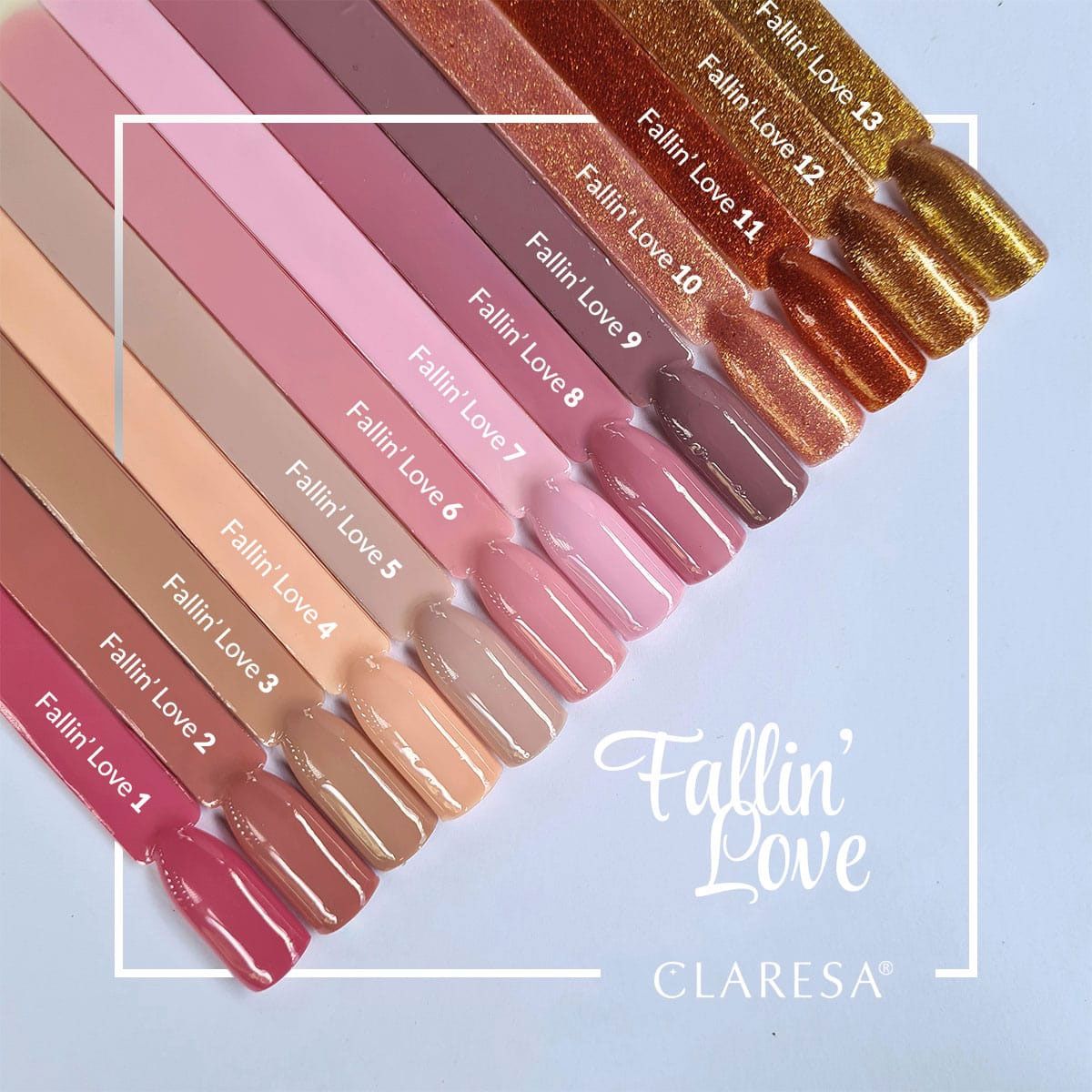 Claresa UV LED Gel Polish 5ml Fallin' Love 10