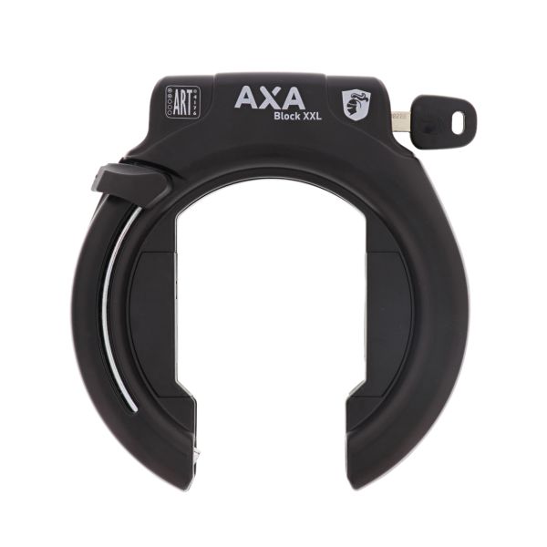Axa XXL Black Ring Lock + Saddle Bag + Ulc100 halskæde