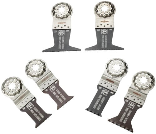 Fein bedste af e-cut | starlock | træ metal | savklingesæt | 6-delt - 35222967010