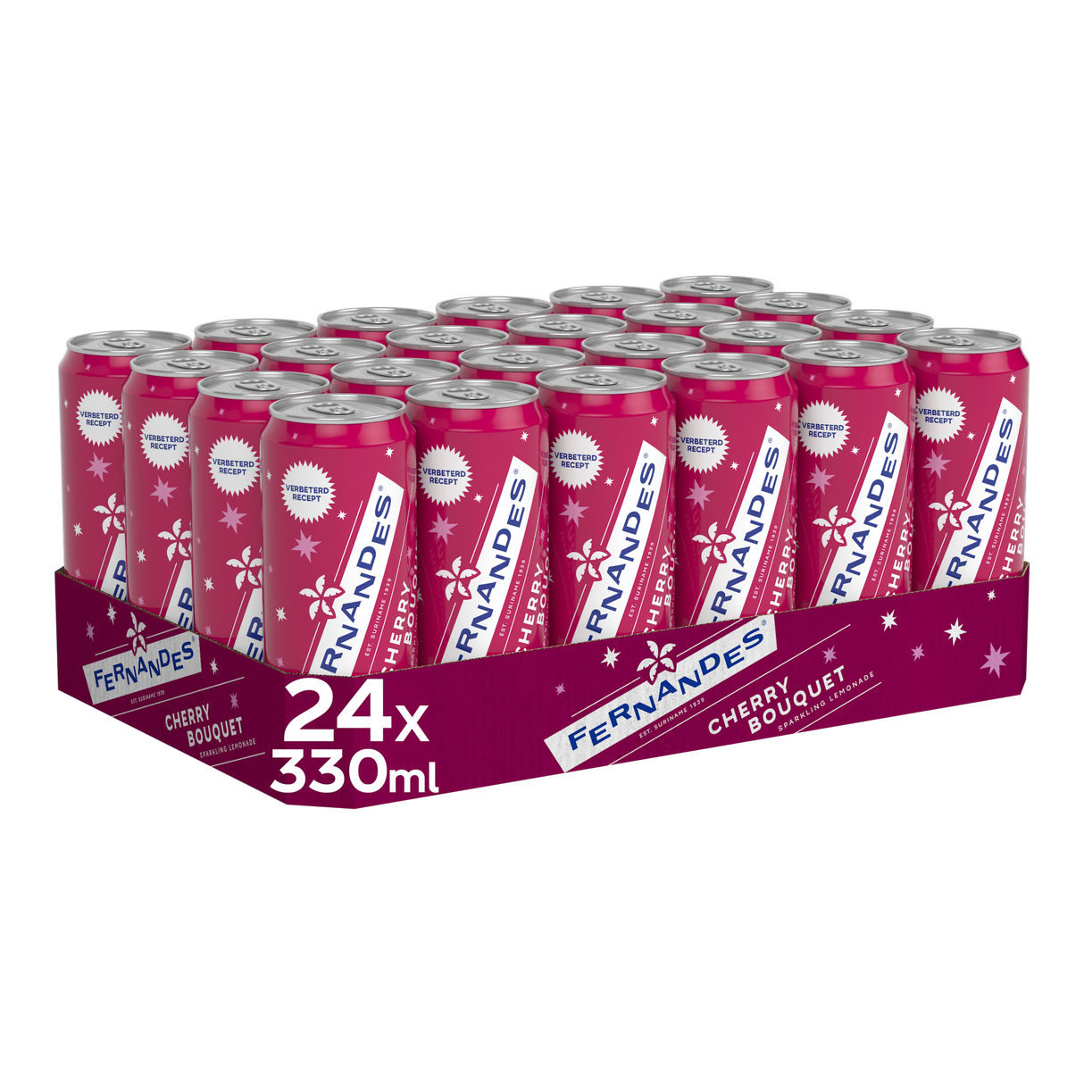 Fernandes kirsebærbuket dåse slank (24x 33cl)