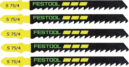 Festool tilbehør stiksavklinge s 75 4 5 | 5 stk | 486546